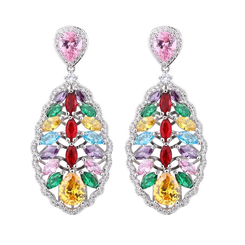 Dopamin Sommer Schöne Regenbogen Edelstein Farbige Zirkon Bohemian