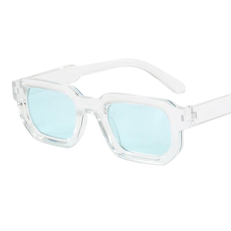 Vintage Rectangle Frame Sunglasses Men Fashion Retro Sun Glasses Luxury Brand Design Uv400 Shades Eyewear Women Goggles