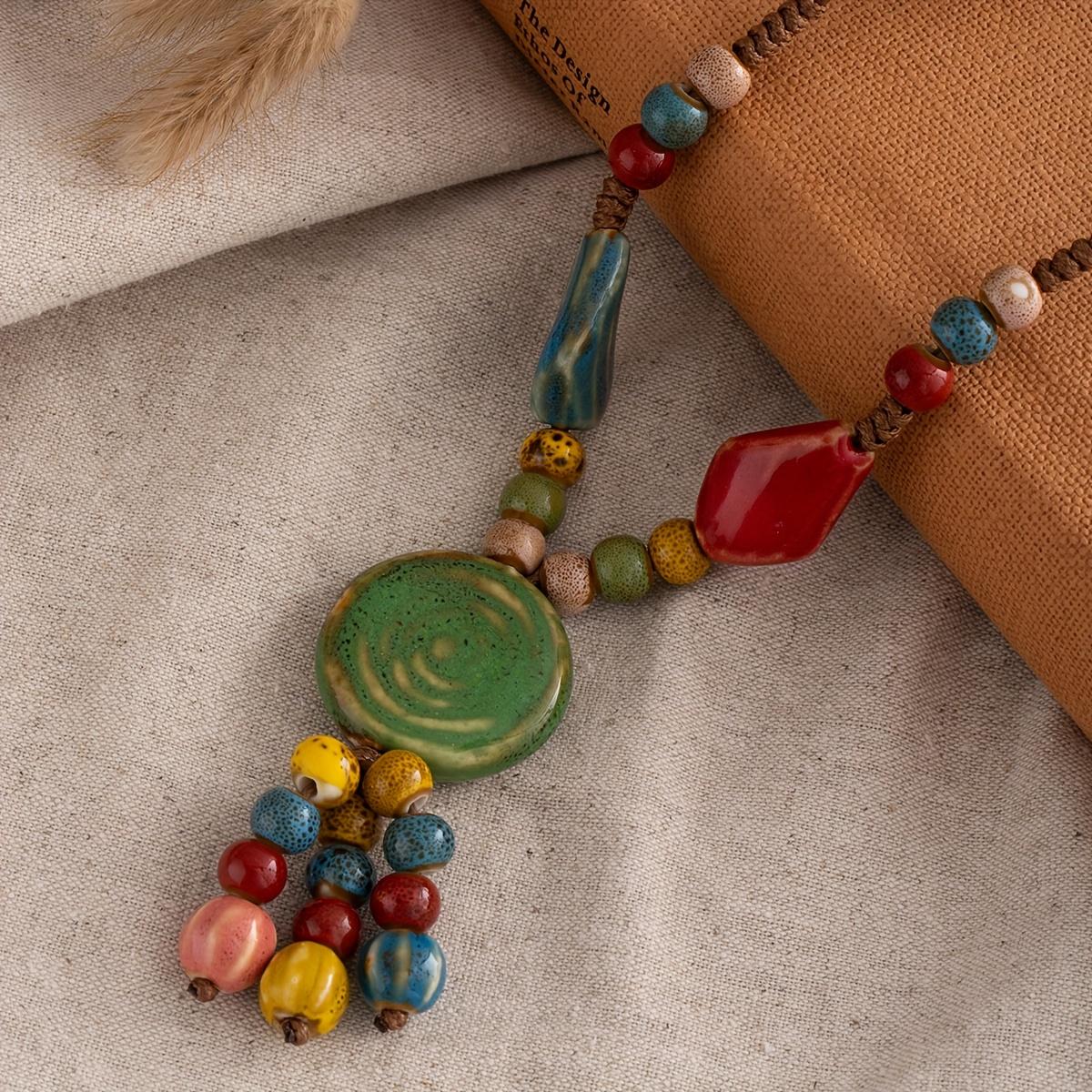 

Модное ожерелье для женских украшений зелёный