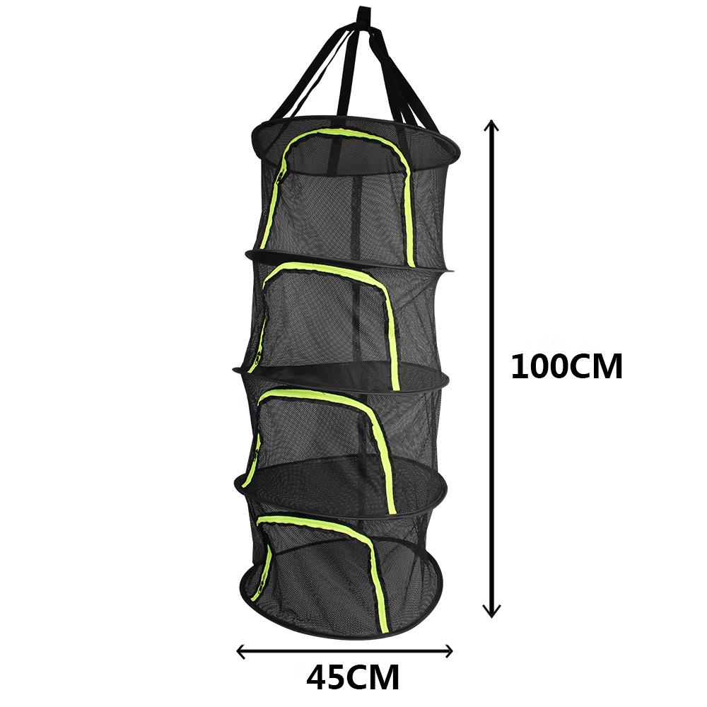 Folding Dry Rack 6 Layers Drying Net For Herbs Hanging Basket Dryer Bag Mesh Herb Drying Net For Flowers Buds Plants Organizer