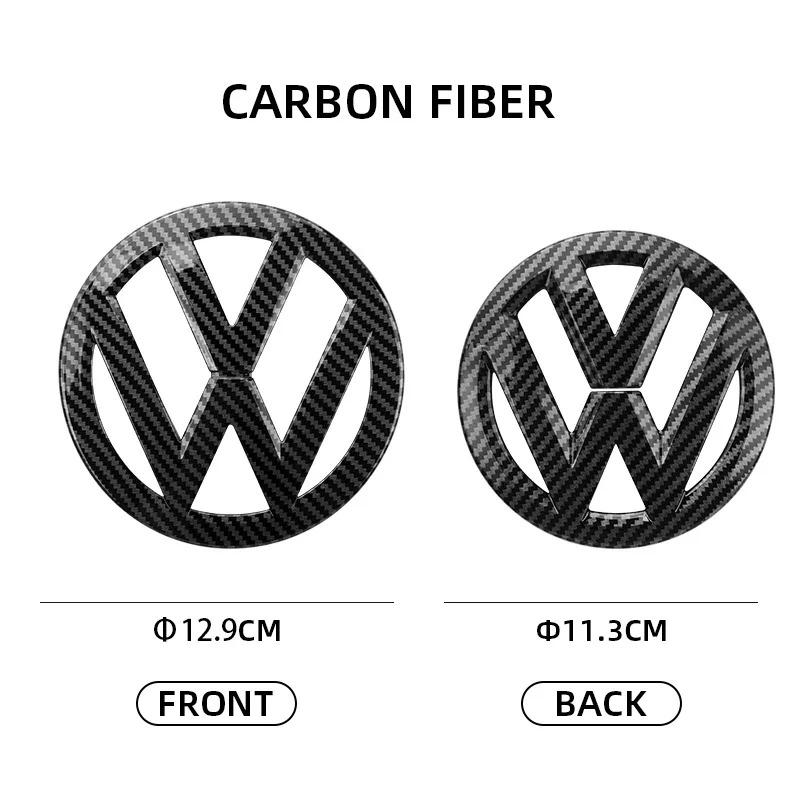2Pcs Car Sticker For Volkswagen VW Golf 5 MK5 GTI 03-08 129mm X 113MM Car Front Grill Badge Replacement Emblem Car Logo Stickers