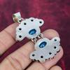 Blue Chalcedony Handmade Gemstone Pendant, 925 Solid Sterling Silver Pendant Antique Jewelry, For Engagement Gift