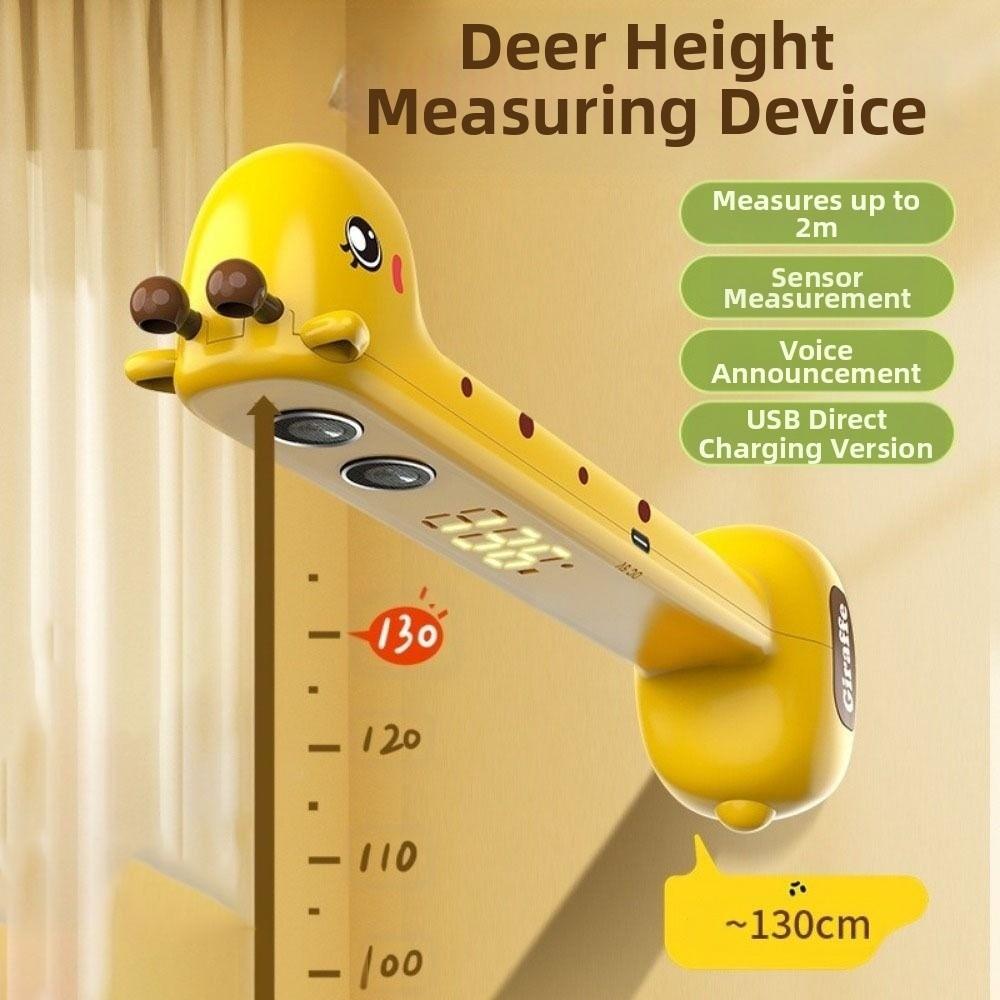 Intelligent Ultrasonic Height Meter High Precision Electronic Height Ruler Home Use