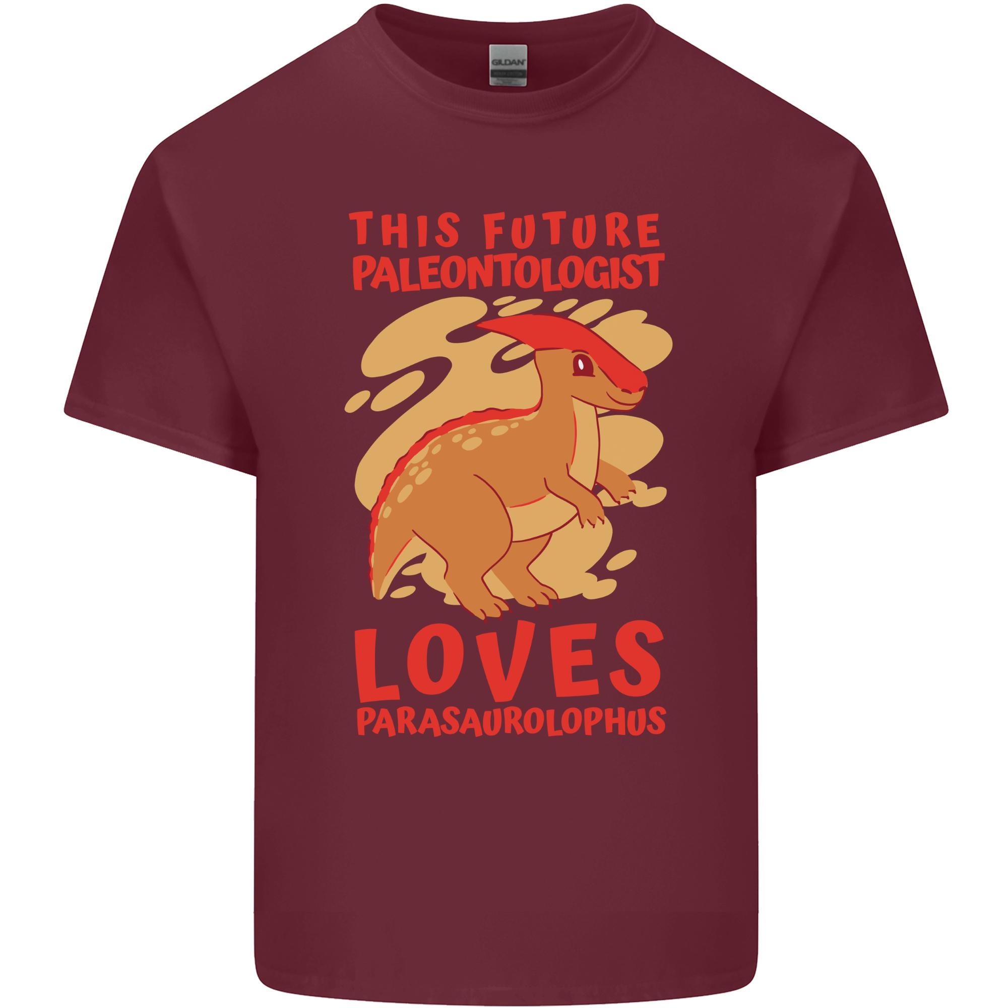 Dinosaur Palaeontologist Loves Parasaurolophus Unisexs Light Cotton TShirt S