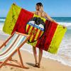 Valencia Club de Fútbol Print Beach Towel, Large Soft Quick Dry Towel for Beach Camping Swimming