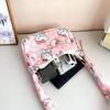 New Kitty crossbody bag Cartoon cat High-end women's underarm bag Versatile single shoulder printed bag Cartoon Girl Handbag