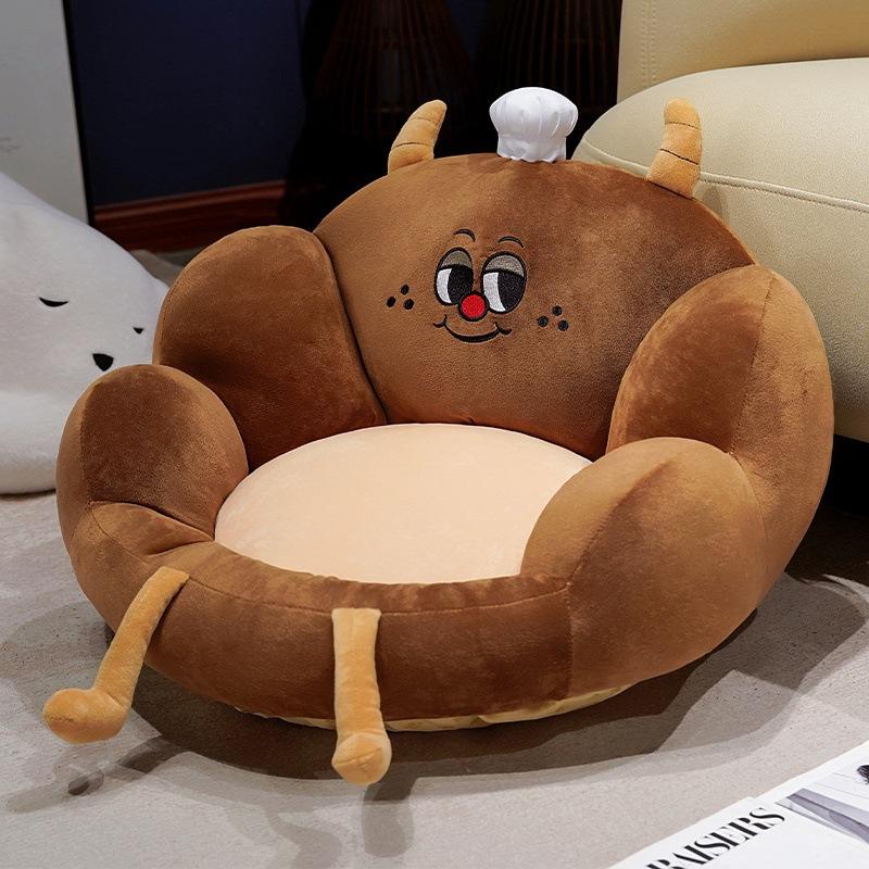 Cartoon Soft Croissant Cushions Home Sofa Cushions Cushions Girls' Bedroom Balcony Tatami Futon Cushions