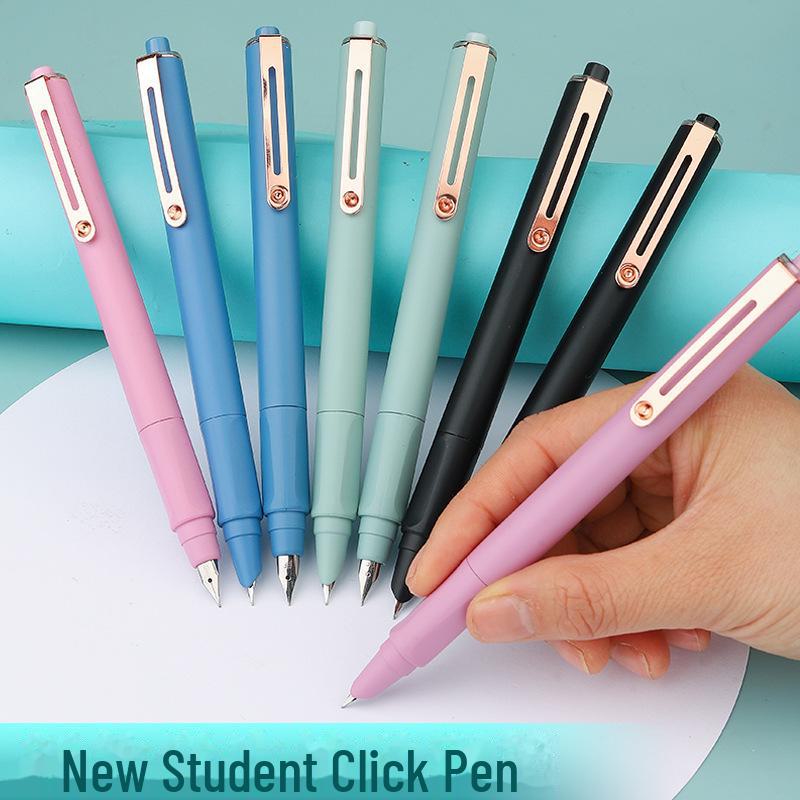 Ergonomischer Schülerstift mit 0,38-mm-Spitze und austauschbarer Tinte: Ideal zum Lernen, für Kalligraphie und Hausaufgaben