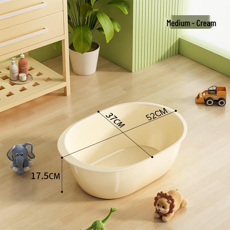 

Pet Soaking Bathtub for Small Dogs and Cats - Anti-Tip Design with Drain