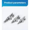 5pcs 304 Stainless Steel Hook Bolt M8/M10/M12 C-Clamp Pipe Bracket with MF/ISO Flange