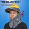 Breathable Safety Helmet Sunshade Mesh Neck Protection Sun Shield Construction Cap Cover  Outdoor