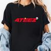 KPOP ATEEZ 25 Years Cartoon Short-sleeved T-shirt Cotton Customized Hongjoong Mingi San Yunho Fans Gift Fans Concert Clothing