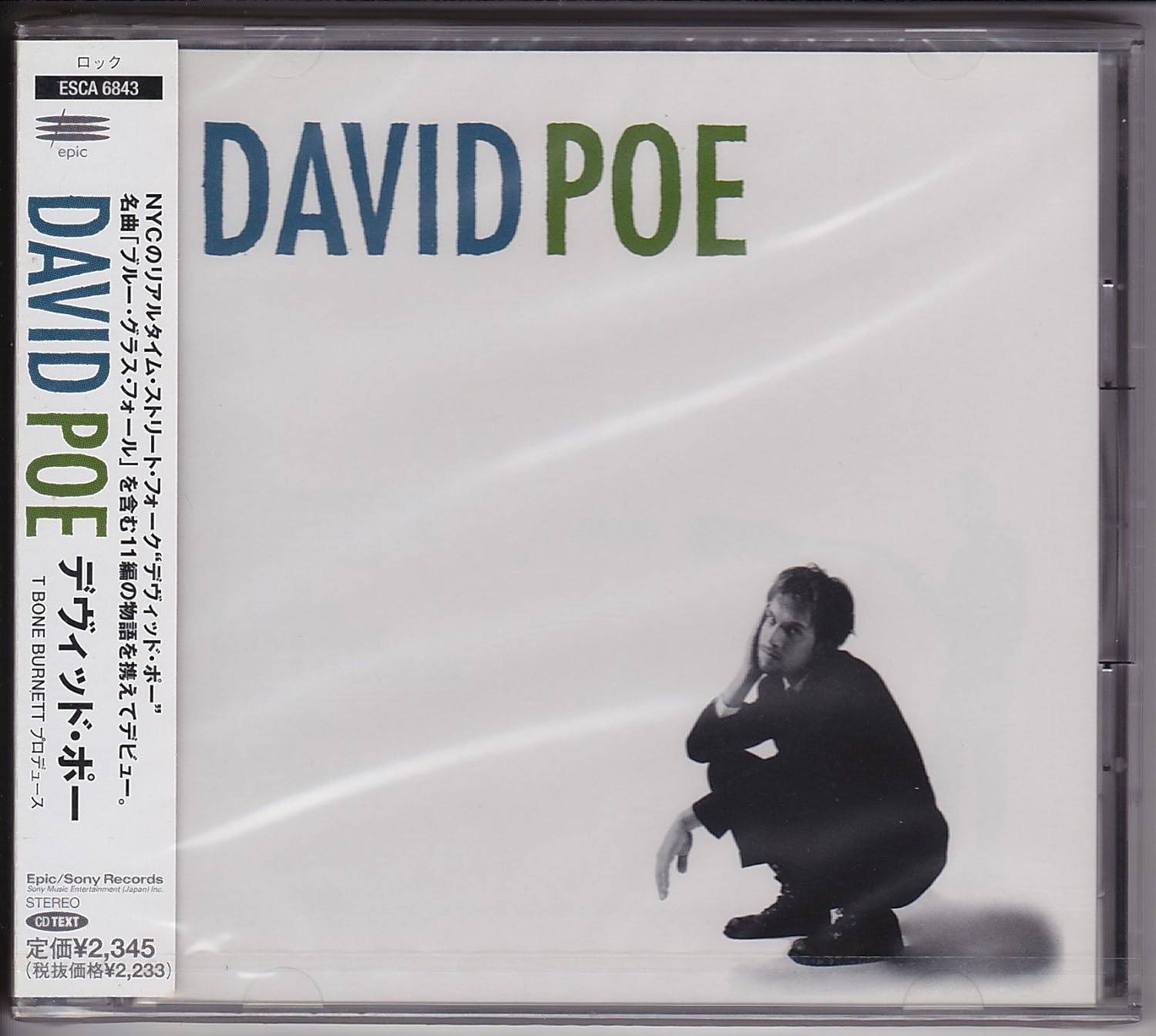 

CD DAVID POE - DAVID POE ESCA6843PROMO Japan ObiMusic Others Used