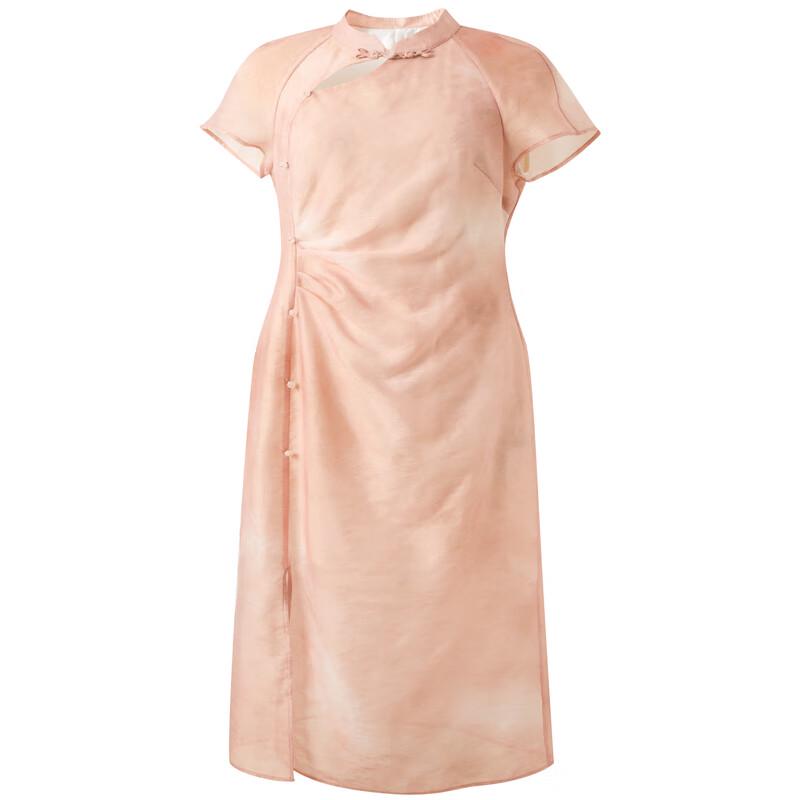 Sancai Plus Size New Chinese Style Cheongsam Dress