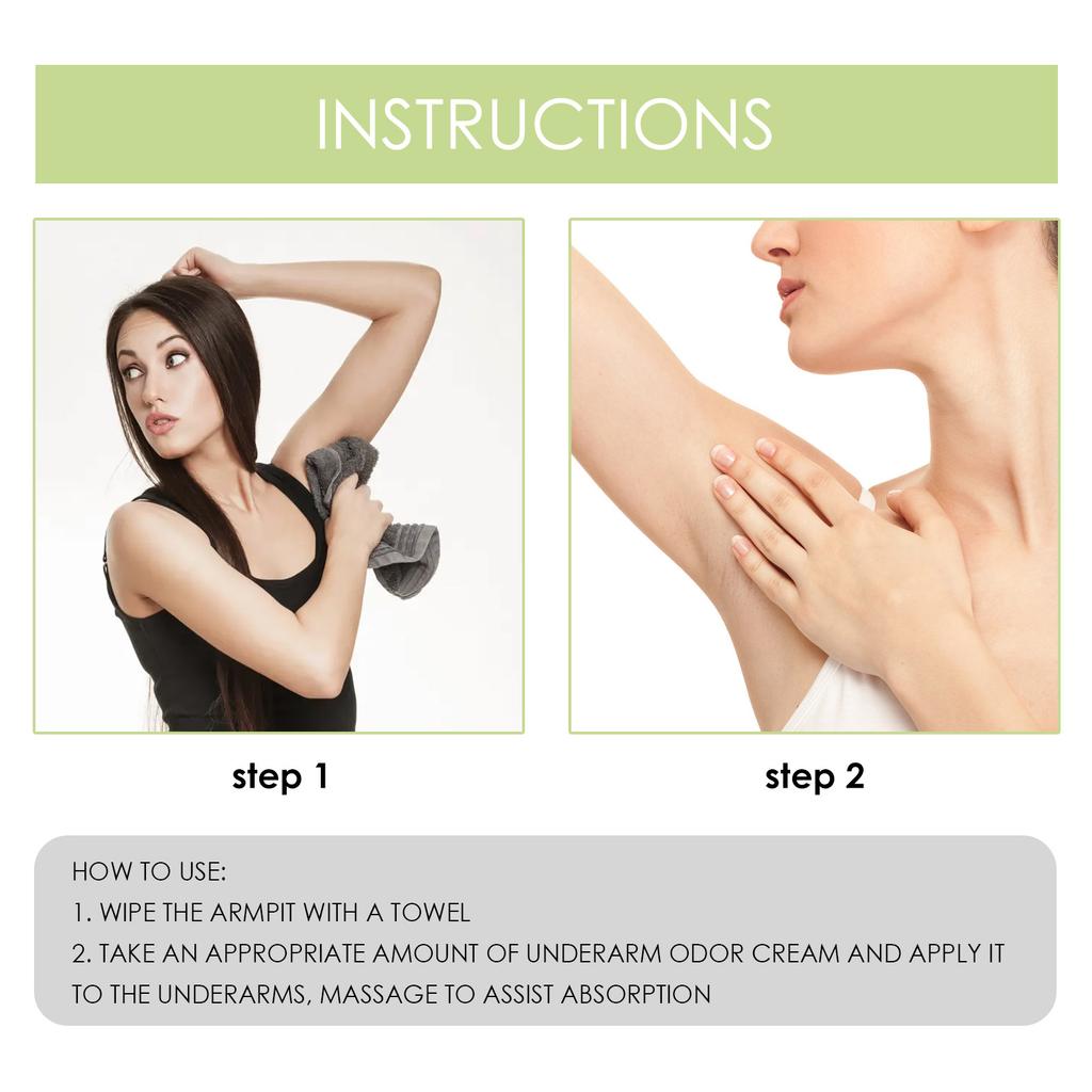South Moon Underarm Sweat Deodor Cream Refreshing Antiperspirant Removes Armpit Body Odor Sweaty Lasting Aroma Deodorant Care