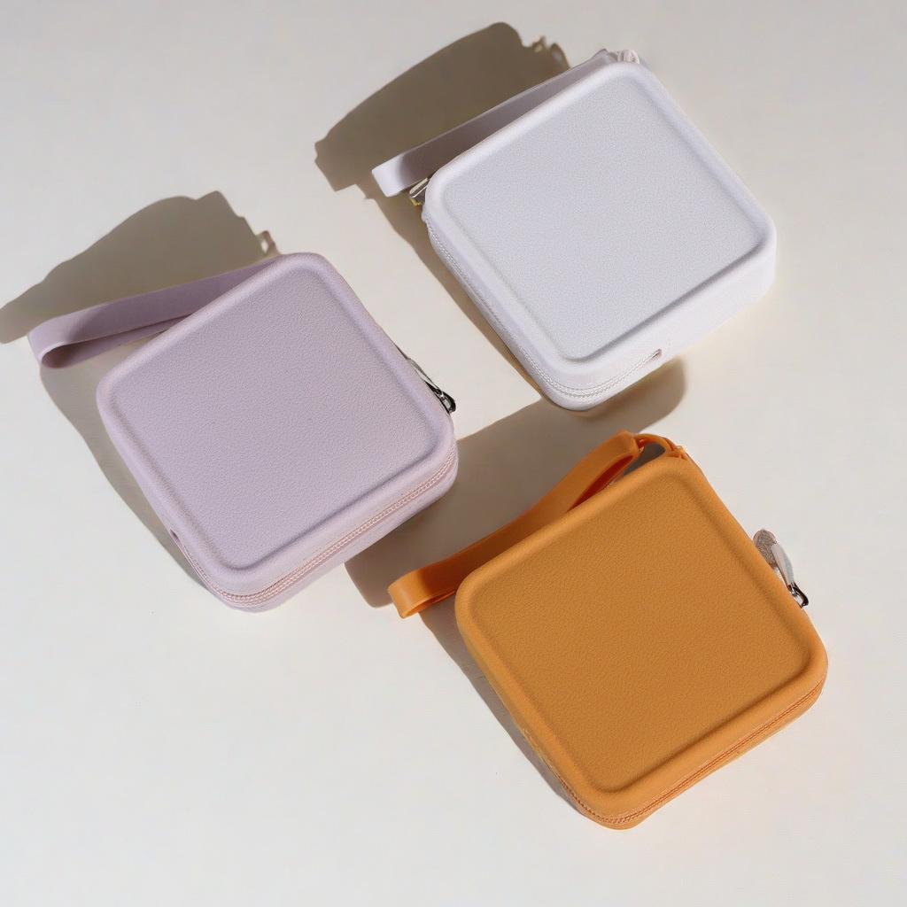 Solide, runde, quadratische Münzbeutel aus Silikon, weich, klein, Designer-Reißverschluss, Münzgeldbörse, Mini-Geldbörse, Beutel, Aufbewahrungsbeutel für Ohrringe und Kopfhörer