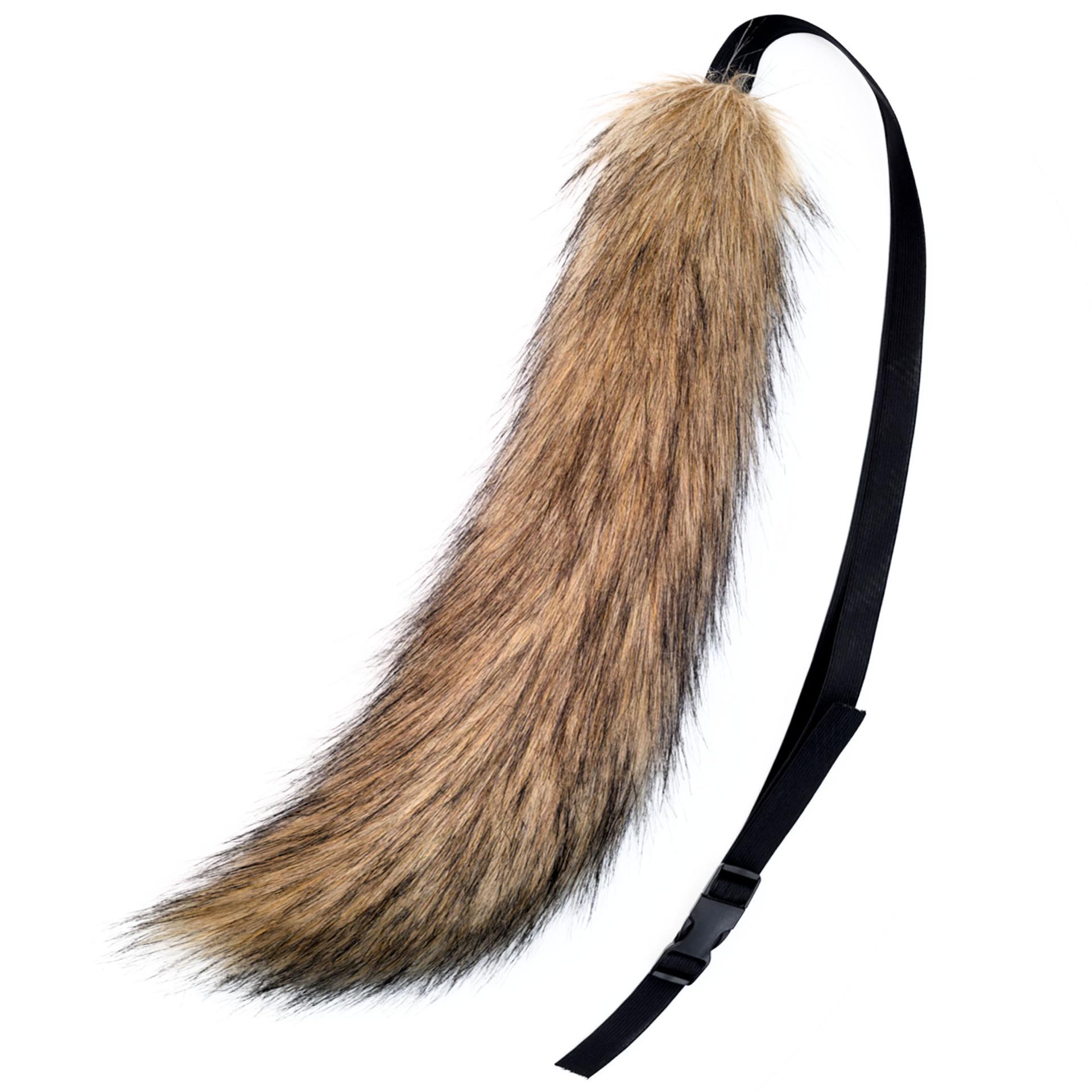 

Маска лисиці та плюшевий набір з хвостом тварини ручної роботи: Котячі костюмні рукавички для Хеллоуїна