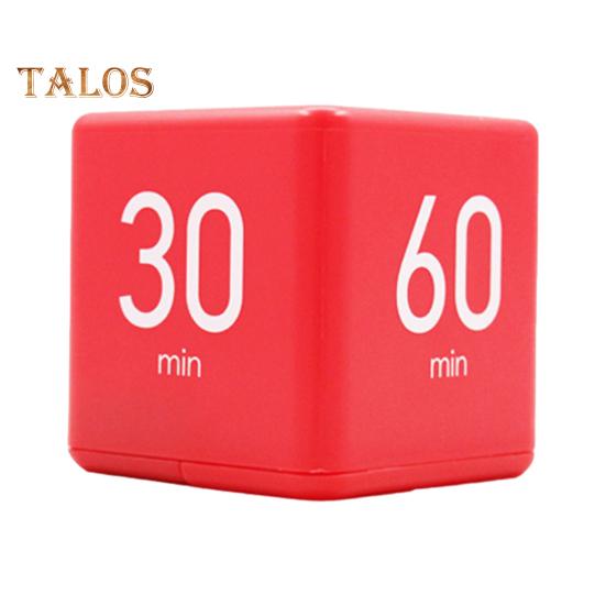 Cube Timer 15/20/30/60 minutos Contagem regressiva Rotação Timer para tarefas Trabalho Estudo Cozinha Alarme silencioso Vibrar Portátil Tamanho de bolso Fácil operação Timer