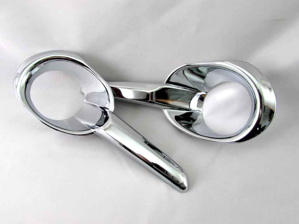 BRIGHTZ Impreza Sport GT Chrome Fog Light Covers Compatible with and 7 Impreza Sport [FOG-COV-302] GT2, GT3, GT6, GT7, T2, T3, T6, T7, 2, 3, 6, (Part