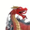 Simulation Mythical Creature Model PVC Chinese Dragon Griffins Collectible Figurine Miniature Mythical Animal Toy Home Office Desktop Decoration