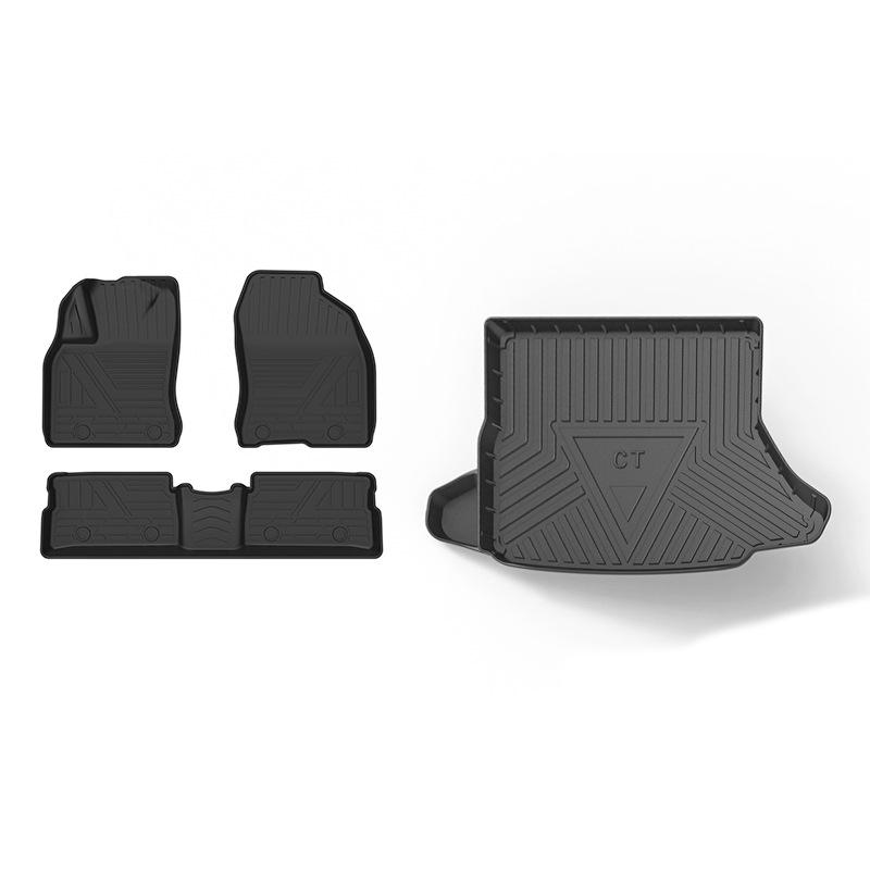 Eco-Friendly TPE Floor Mats and Trunk Mat for 2011-2021 Lexus CT