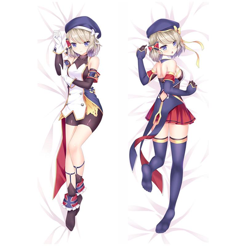 60x180cm 2WAY/WT Anime Azur Lane Dakimakura Case Pillow Covers Life- Sized Body Hugging Pillow Case Manga Otaku Gifts Peach Skin