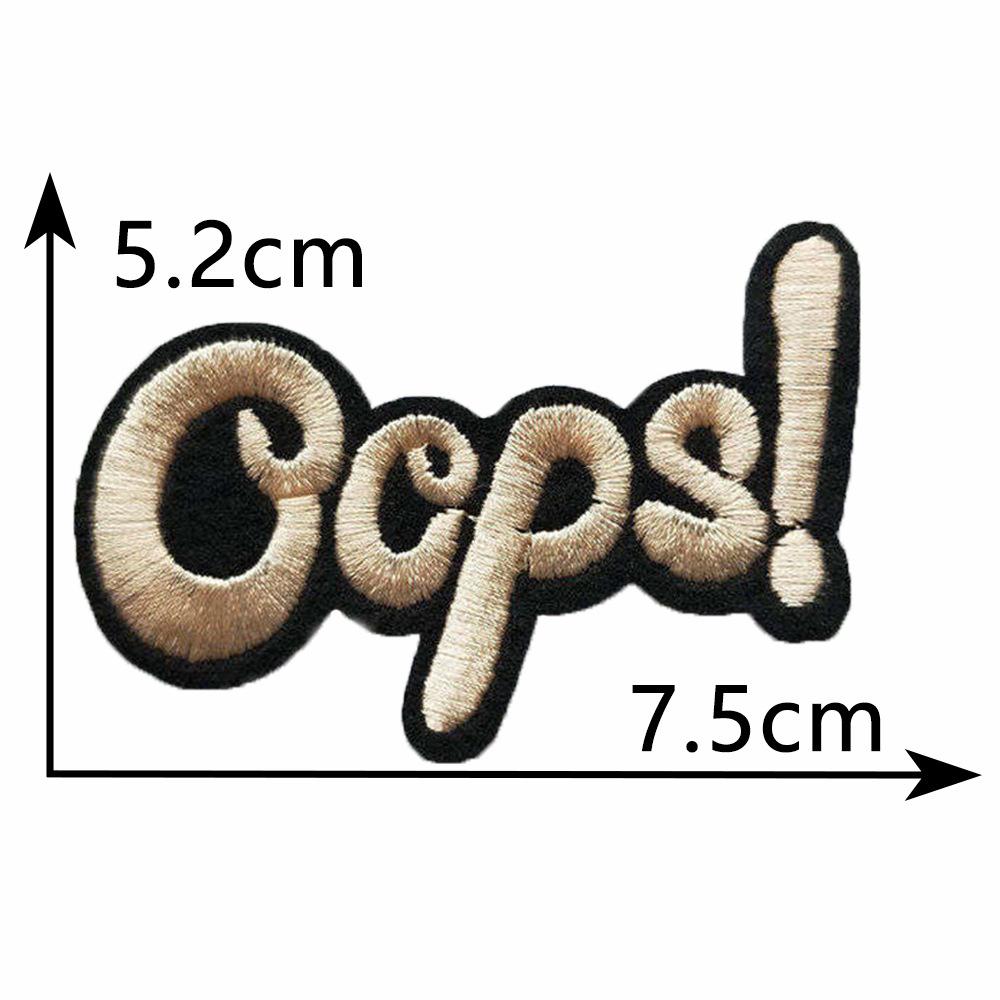 Letter Embroidery Hot Melt Adhesive Ironing Badge Cloth Sticker Diy Sewing Decorative Clothing Accessories Patch Cloth Sticker
