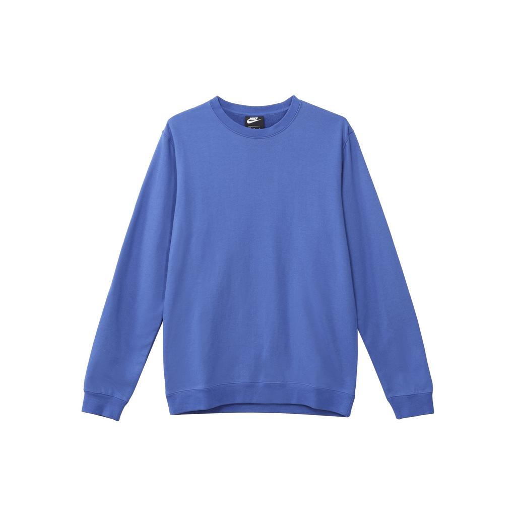 Nike Sweatshirts Men's Blue Crew Neck Moderate Regular BV6164-474