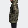 adidas Outdoor Wendbare Daunenjacke Mittellang Winter Herren Oberbekleidung Olivbraun FR6635