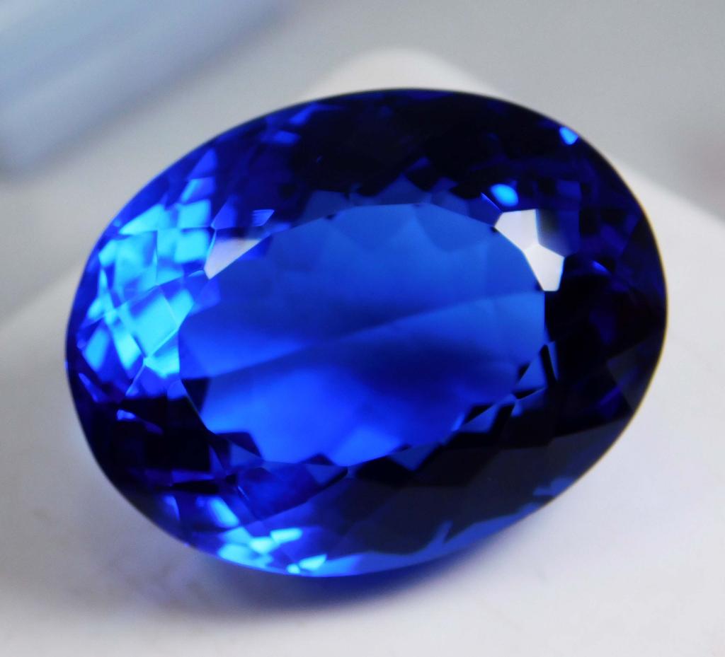 120 Cts Top Color Natural Blue Tanzania Tanzanite – IGL Certified Gemstone