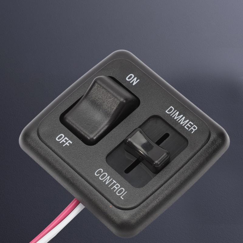 High Durability DC12V Toggle Dimmer Switch Ensuring Safe Lighting Control In Motorhomes And Yachts For Marine Truck Use