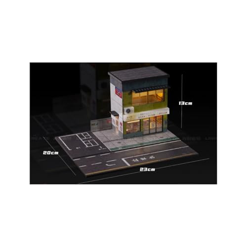 

1/64 Scale Two-Story Shopping Center 24DY05 Model Parking Lot Diorama Miniature Car [Parallel Import]