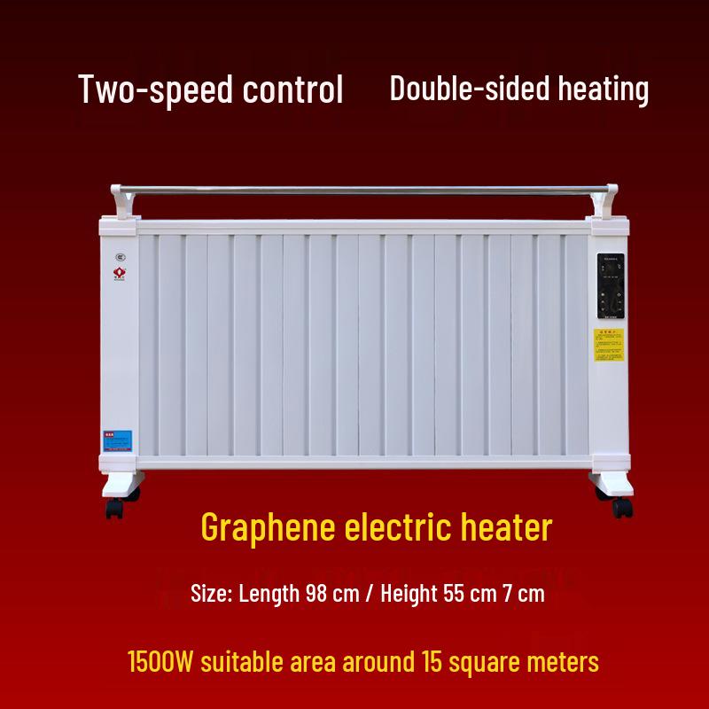 Energy-Efficient Graphene Wall-Mounted Heater for Large Areas