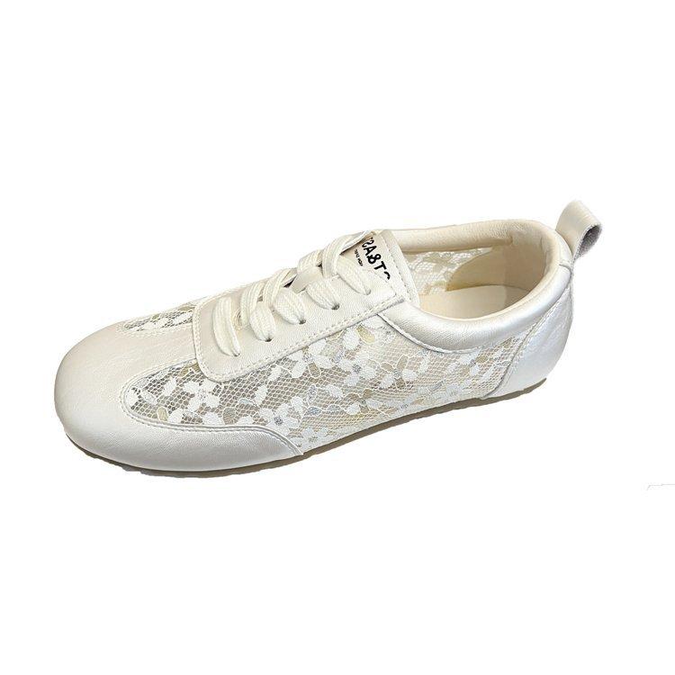 Cowhide version |~ Inner height increase German training shoes women's 2025 new summer versatile retro Forrest Gump shoes casual white shoes