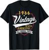 Klassische 60. Geburtstag Dekorationen Männer 60 Jahre 1966 T-Shirt