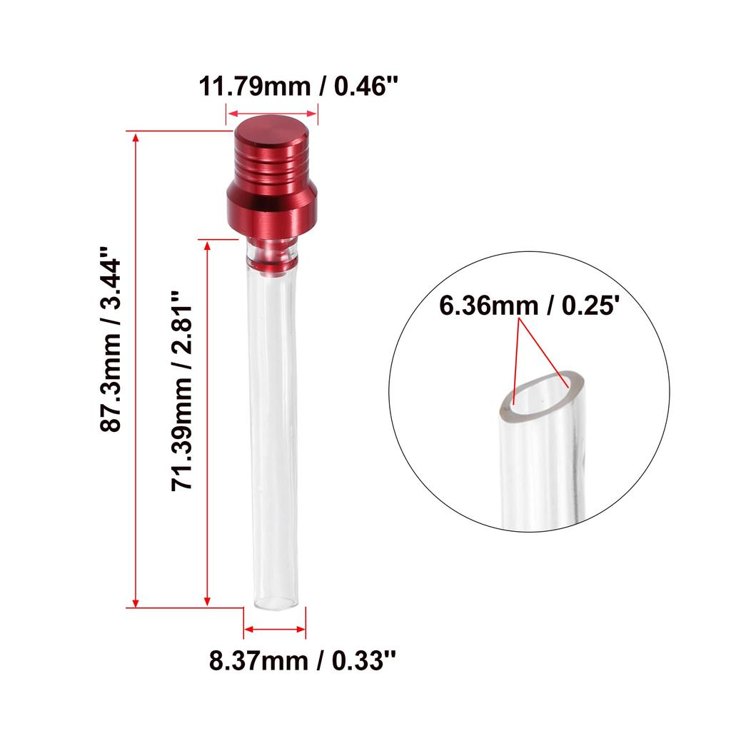 ACROPIX Air Vent Hose Vent Breathing Tube Hose Motorcycle Gas Cap Gas Fuel Tank