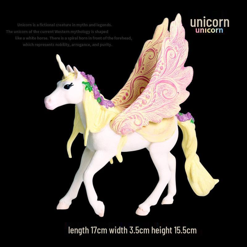 Mysterious Elf Pegasus Mythical Beast Model - Home Decoration Ornament & Gift