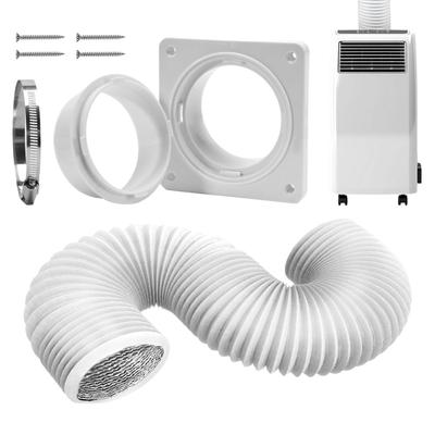 Portable Ac Wall Vent Kit Wall Mounted Air Conditioner Connector Plate Indoor Dryer Vent Connector Kit For Home Bedroom