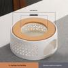 Ceramic Candle Warmer for Tea - Insulating Stove for Boiling and Warming in Home, Restaurant, or Hotel