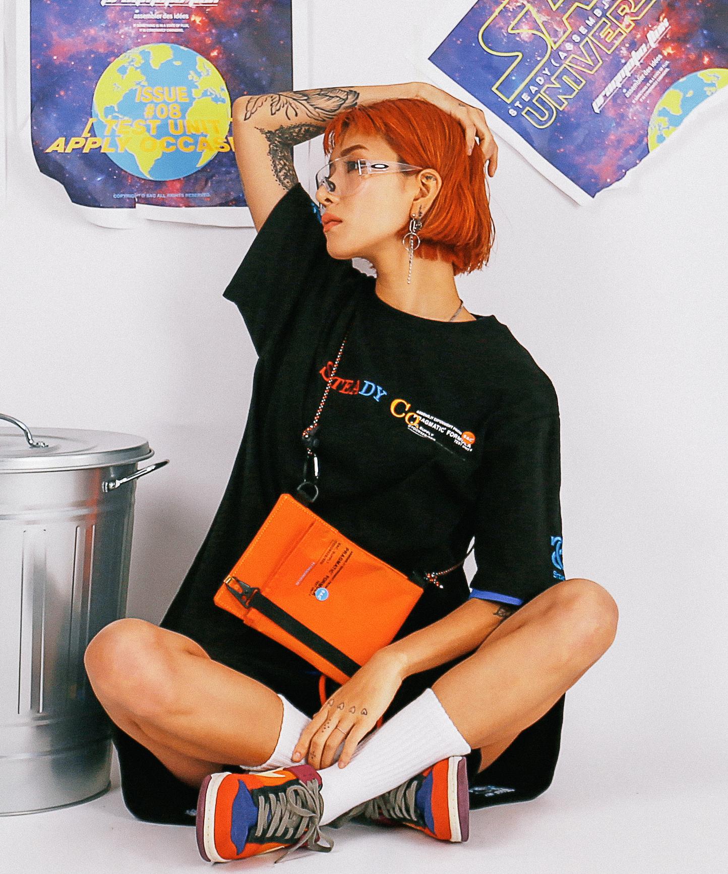 Saek Studio Steady Co T-Shirts Black Black/M