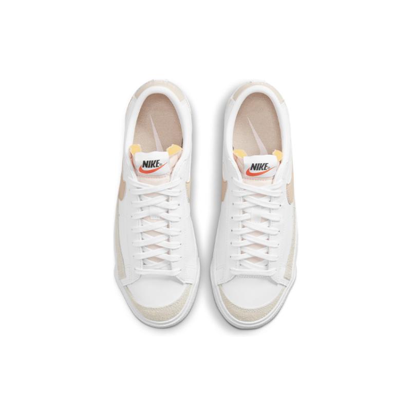Nike Blazer Low 77 White Pale Coral Women's Sneakers Skateboard Shoes DC4769-106
