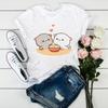 Newly women tshirt cartoon funny cute peach cat print t shirt femme Harajuku kawaii summer tops tee shirt femme tumblr clothes