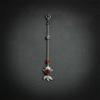 Original   Inlay South Red Tourmaline Gold Chinese Style Fish Button Pendant Tassel Classic Drop Jewelry Accessories