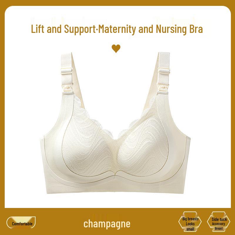 Sömlös amnings-bh för gravida - Mot sidofett, Mot häng, Postpartum, Stor storlek
