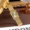 Retro Premium Quartz Bracelet Watch Women'S Simple Square Alloy Waterproof Watch