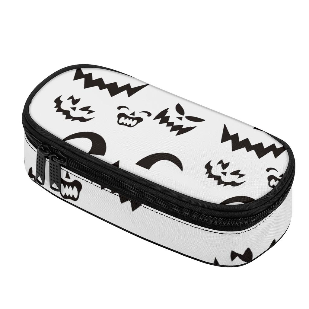 Pencil Case Neat Design 300D Polyester Smooth Zipper with Main Pocket Mesh Layer and Removable Pen Divider for School and Study