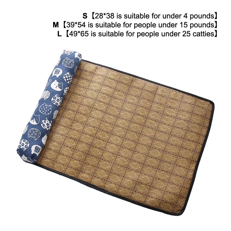 Natural Pet Self Cooling Mat Portable Foldable Waterproof Cool Pad for Pet Camping Picnic Car Seat Use