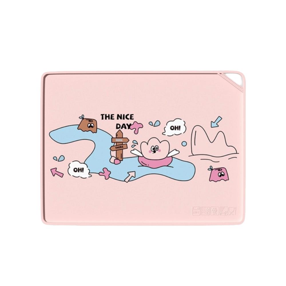 Soft Cartoon Silicone Place Mat Waterproof Oil Proof Insulation Pad Anti-Slip Heat Resistance Table Mat Dining Table