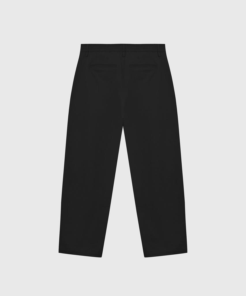 Beideu Double Loop Pleated Trousers Black