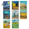Thick Cardboard Photo Album Oil Painting Style Album Cartoon Slip-In Pocket Kids Memory Book Paper Easy Insert Cover Storage Transparent Sleeves